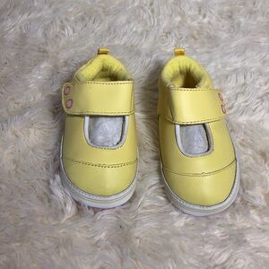 Reebok Infant Yellow Crib Shoes Tiddlywink Sneakers